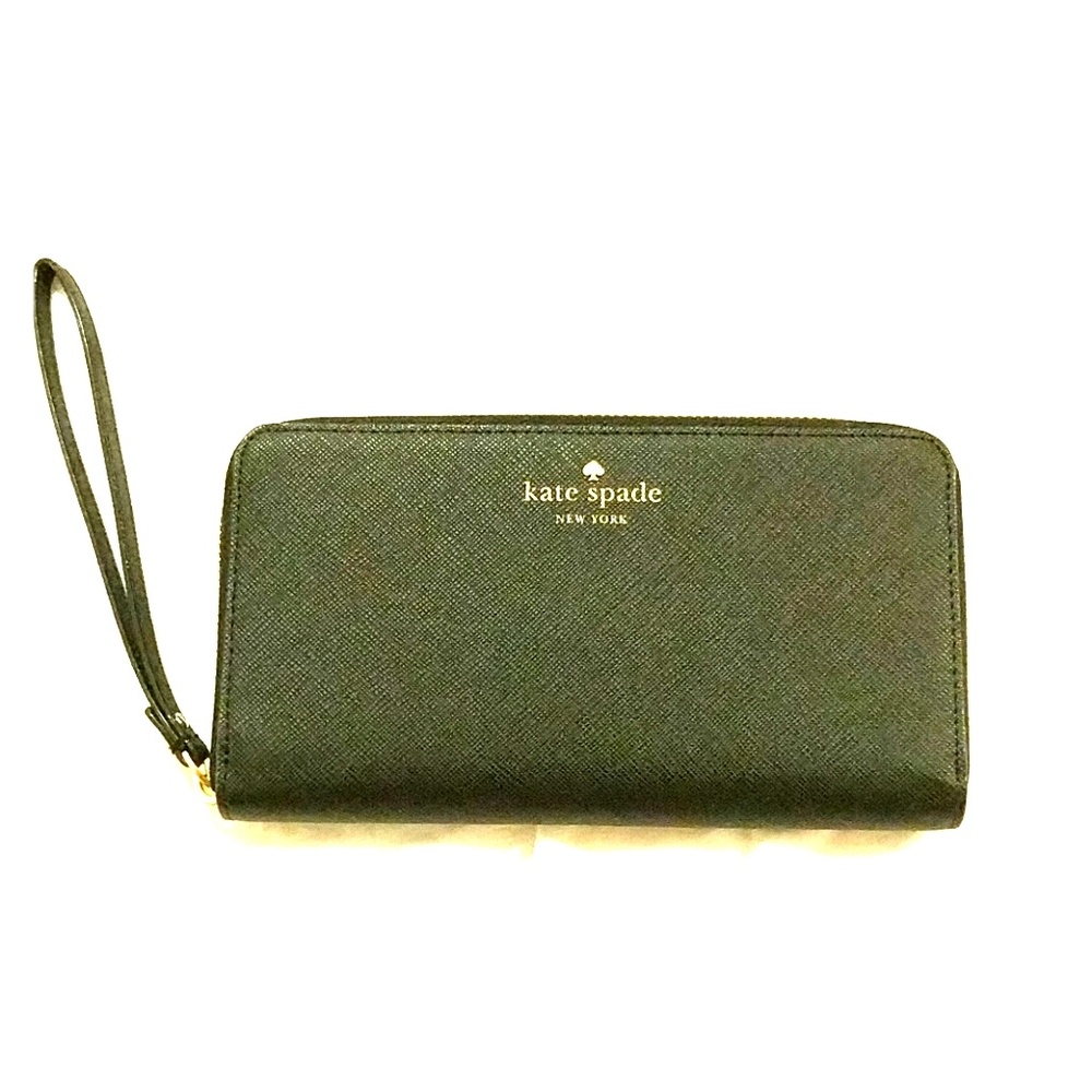 Kate Spade Zipper Long Wallet Cell Case Wristlet